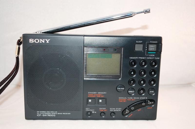 Sony ICF SW7600G Weltempfänger + Antenne AN 71 World Band Receiver