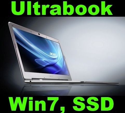 Acer Aspire S3 951 32364G34nss 13 3 Ultrabook 320GB SSD Win7 i3 2367M