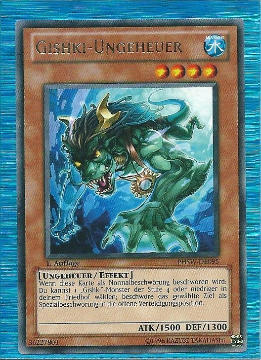 YU GI OH GISHKI UNGEHEUER PHSW DE095 RARE