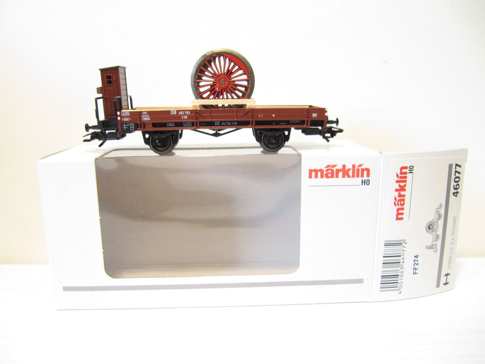 Märklin 46077 Güterwagen X05 mit Radsatz DB EP 3 OVP KKK NEU FKU986