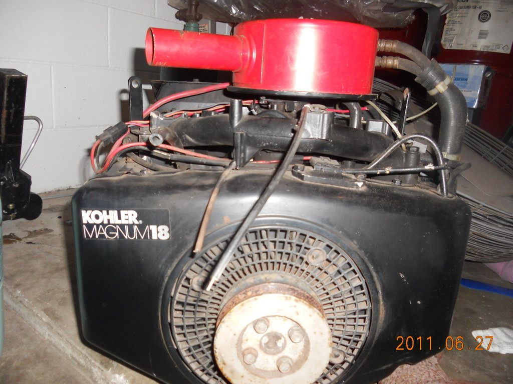 Kohler Magnum 18hp Twin Cylinder Engine Horizontal Shaft W Electric On